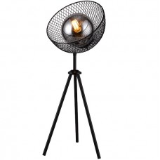 Ορθοστάτης 1xE27 230V Μεταλλικός Μαύρος 955ADONIS1T